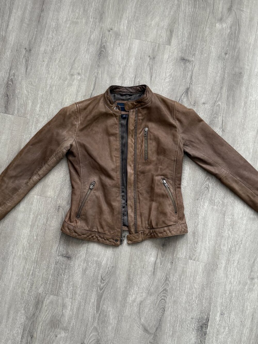 Banana Republic Genuine Leather Jacket, XS, VGUC